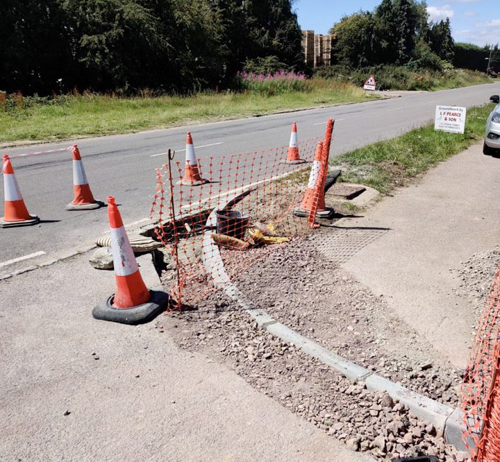 Driveway construction in Buckinghamshire